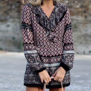 Long Sleeved Romper By Sadie Robertson Duck Dynasty Series Wild Blue Size XL